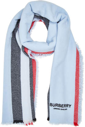 Burberry Wool Scarf with Cashmere