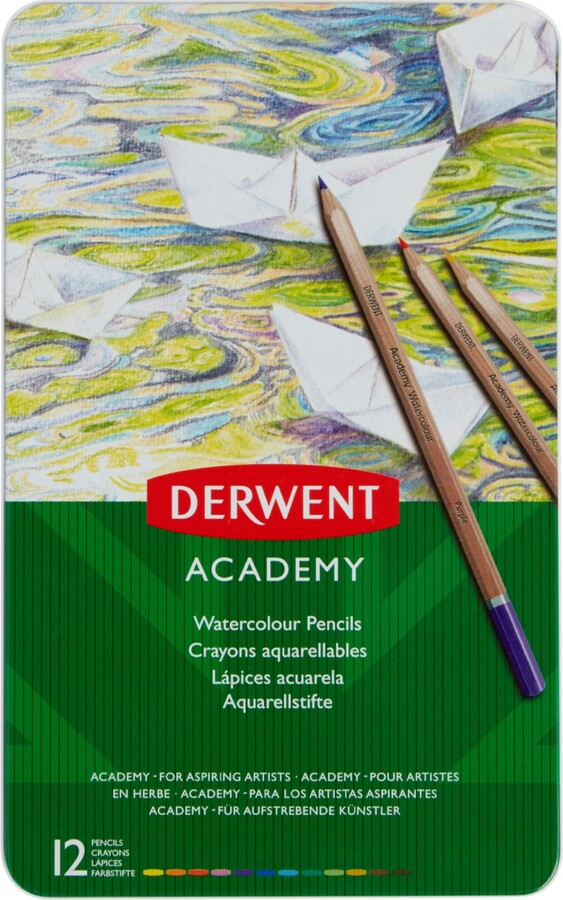 Derwent : Academy Watercolor : Tin Set of 24