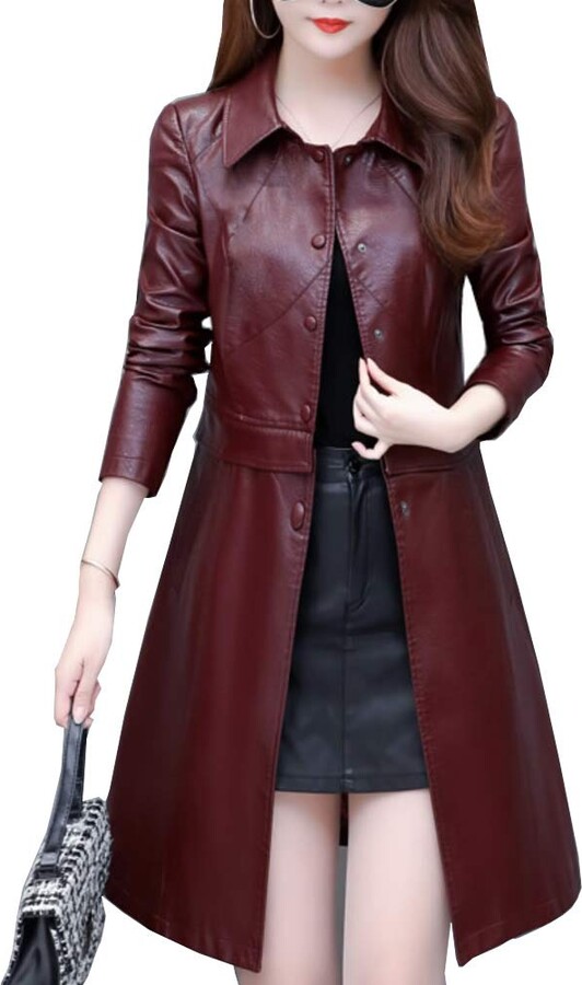 long burgundy jacket
