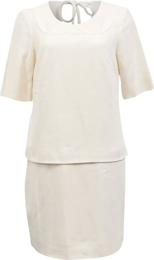 Sandro Collar-Effect Mini Dress