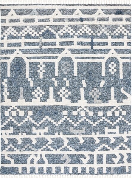Safavieh CasablancaCSB523HandKnottedAreaRug-Blue/Ivory-8'9\