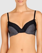 Thumbnail for your product : Heidi Klum Intimates Women's Black Bras - Full Coverage Contour Lace Bra - Size 16DD at The Iconic