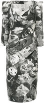 Vivienne Westwood - printed fitted dr 