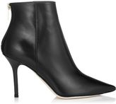 Thumbnail for your product : Jimmy Choo Amore Black Kid Leather Pointy Toe Ankle Boots