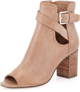 Thumbnail for your product : Donald J Pliner Greco Peep-Toe Ankle Bootie, Taupe