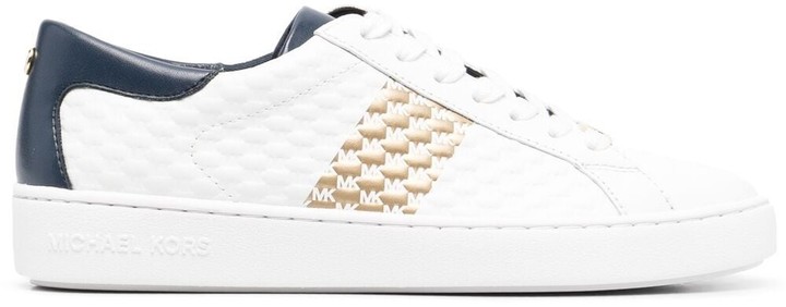 colby embossed signature logo sneakers