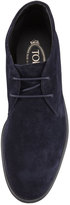 Thumbnail for your product : Tod's Suede Chukka Boot, Navy