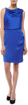 Thumbnail for your product : Aidan Mattox Draped-Neck Cocktail Dress