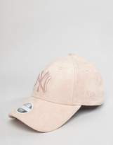 Thumbnail for your product : New Era Suede 9 Forty Cap In Blush Pink