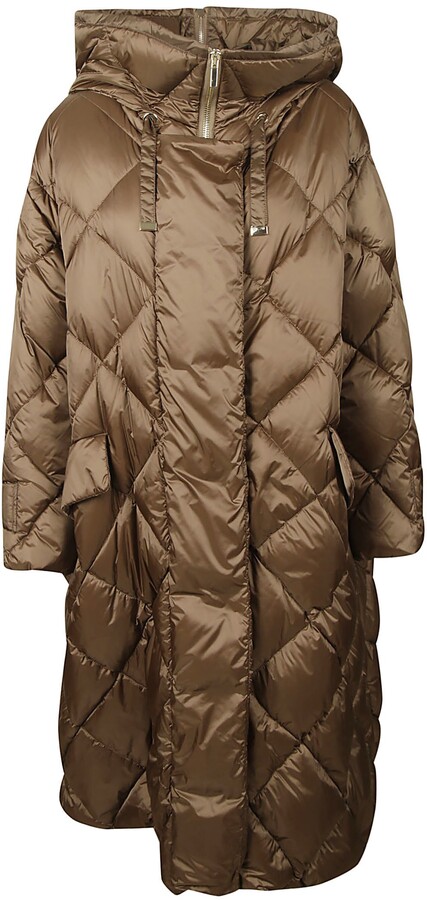 Max Mara The Cube Quilted Hooded Parka - ShopStyle Outerwear