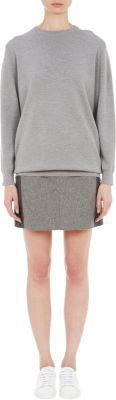Edun Colorblock Mini Skirt-Grey