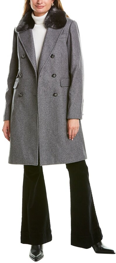 vince grey coat