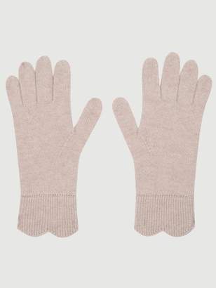 Frame Denim Scallop Cashmere Gloves