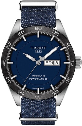 Tissot Men's PRS516 Powermatic Textile Strap Watch, 42mm - ShopStyle