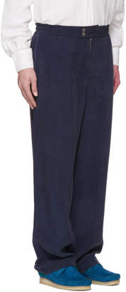 Our Legacy Blue Cocktail Drape Trousers