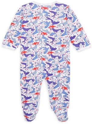 Roller Rabbit Baby Girl's Selkie Pima Cotton Footie Pajamas