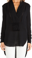 Thumbnail for your product : Thakoon Shawl Collar Tunic Blouse