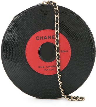 Chanel Pre Owned 2003-2004 Vinyl Record clutch bag