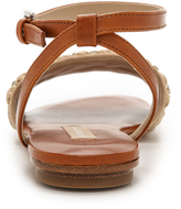 Thumbnail for your product : Michael Kors Collection Hadden Beaded Flat Sandals