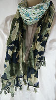 Thumbnail for your product : Steve Madden NEW Womens Multi Color Green Pink Camo Floral Scarf Shawl $32 NWT