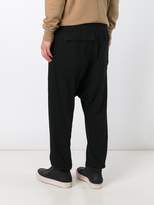 Thumbnail for your product : Rick Owens drop-crotch track pants