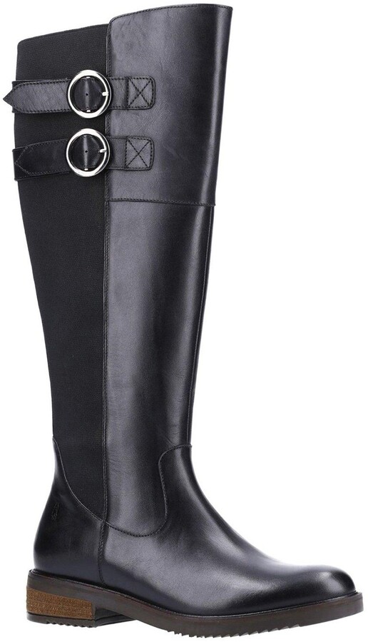 Hush Puppies Carla Knee High Boots Black ShopStyle