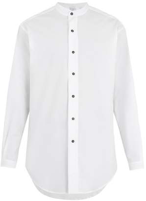 Raey Grandad Collar Cotton Shirt - Mens - White