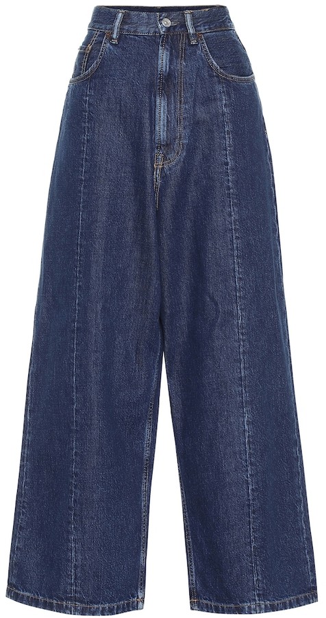 acne wide leg jeans