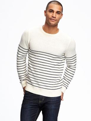 Old Navy Striped Textured Sweater for Men