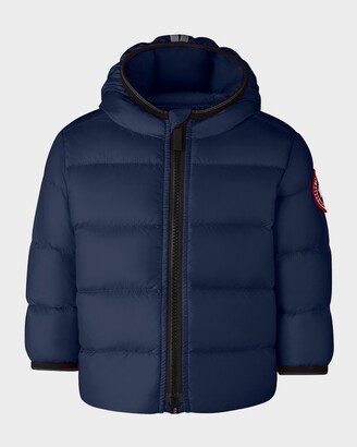 Canada Goose Kid's Crofton Logo Quilted Jacket, Size 6-24M