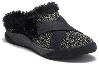 faux fur lined clogs