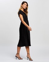Thumbnail for your product : Atmos & Here Atmos&Here - Women's Black Midi Dresses - Isobel Midi Dress - Size 8 at The Iconic