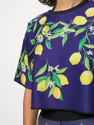 ULTRACOR lemon-print cropped T-shirt