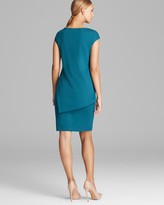 Thumbnail for your product : Lafayette 148 New York Cap Sleeve Dress with Asymmetric Hem