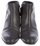 Thumbnail for your product : Giuseppe Zanotti Embossed Leather Ankle Boots