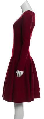 AlaÃ ̄a Long Sleeve Knee-Length Dress Red AlaÃ ̄a Long Sleeve Knee-Length Dress