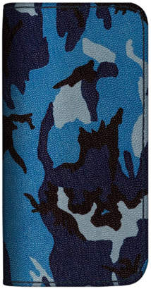 MAiSON TAKUYA Camouflage Leather Billfold Wallet iPhone 6/6 Plus Case