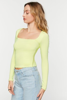 square neck top forever 21