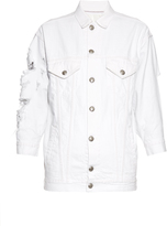 White Denim Jacket - ShopStyle