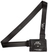 Thumbnail for your product : A-Cold-Wall* Black Leather Utility Holster Pouch