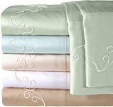 Thumbnail for your product : American Heritage 300tc Egyptian Cotton Sateen Embroidered Scroll Sheet Set