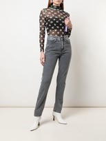 Thumbnail for your product : Sandy Liang Promise floral print sheer top