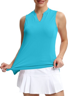 Alaroo Women's Workout Golf Tank Tops Sleeveless Tennis Shirts V