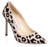 Thumbnail for your product : Jimmy Choo Romy Raffia Animal Pumps