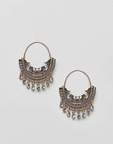 Thumbnail for your product : Reclaimed Vintage Inspired Boho Hoop Earring