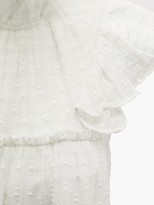 Thumbnail for your product : Rhode Resort Tiffany Ruffled Cotton-blend Mini Dress - White