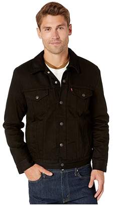 Levi's Mens Sherpa Lined Trucker (Covert Operations) Men's Clothing