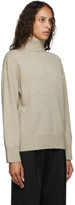 Thumbnail for your product : Arch The Beige Cashmere Turtleneck