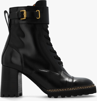 See by Chloe ‘Mallory’ Heeled Ankle Boots - Black