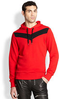 Thumbnail for your product : Diesel Mangala Hooded Chevron Cotton Sweatshirt